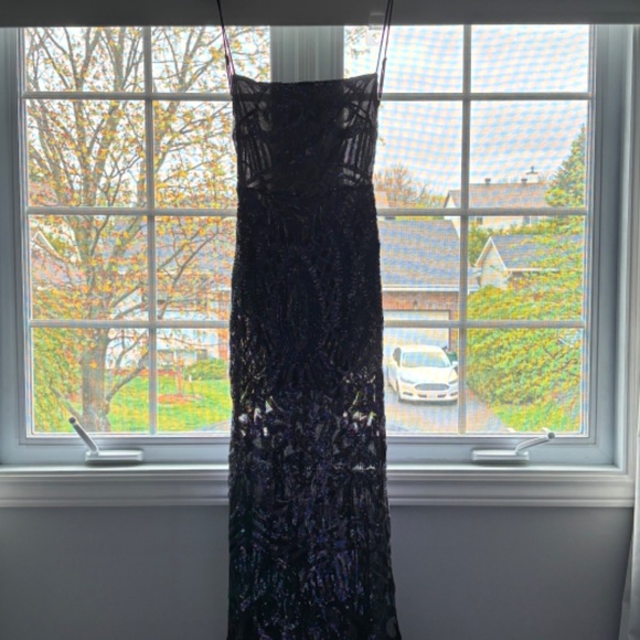 Lucy in the Sky Long Sparkle Dress - Picture 2 of 2